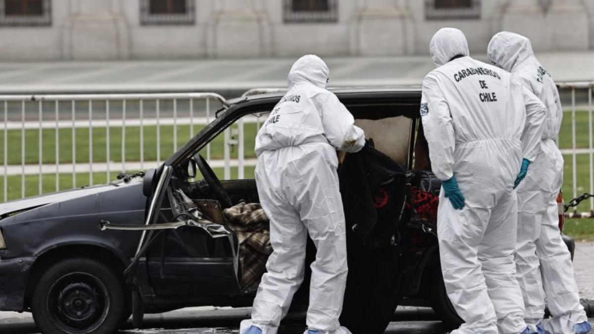 Hombre Se Quema En La Moneda