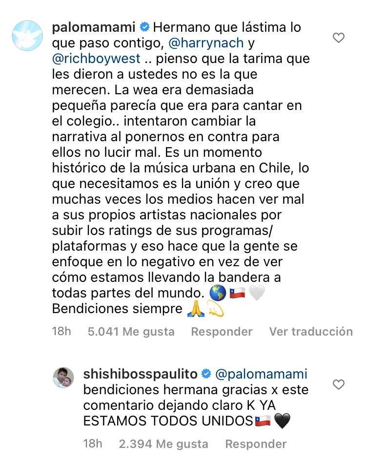 Screenshot Paloma Mami