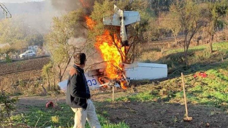 Avioneta Se Estrella En Melipilla