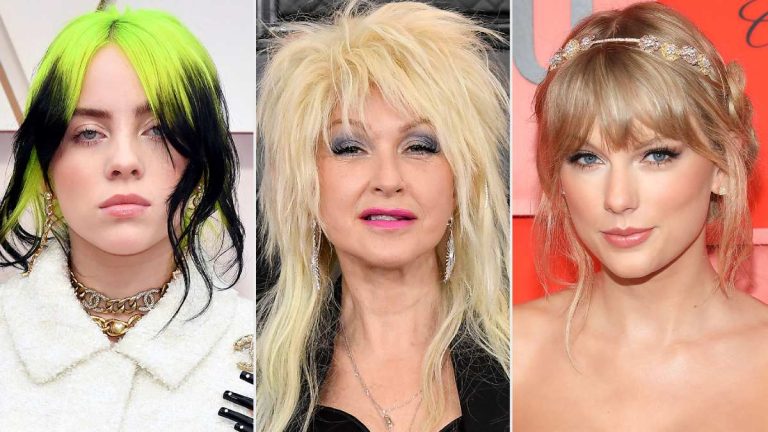 Taylor Swift Cyndi Lauper Billie Eilish