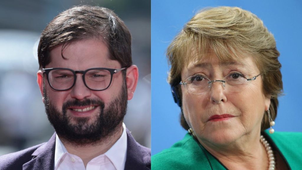 Gabriel Boric Michelle Bachelet