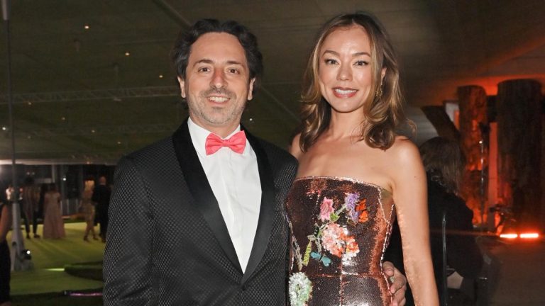 Sergey Brin Y Su Esposa
