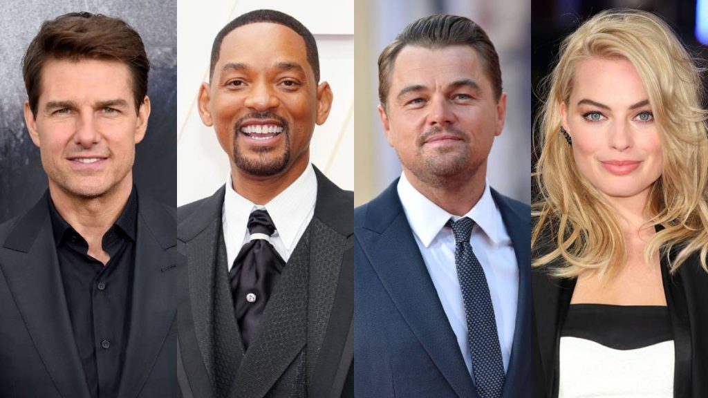 Tom Cruise Will Smith Leonardo DiCaprio Margot Robbie