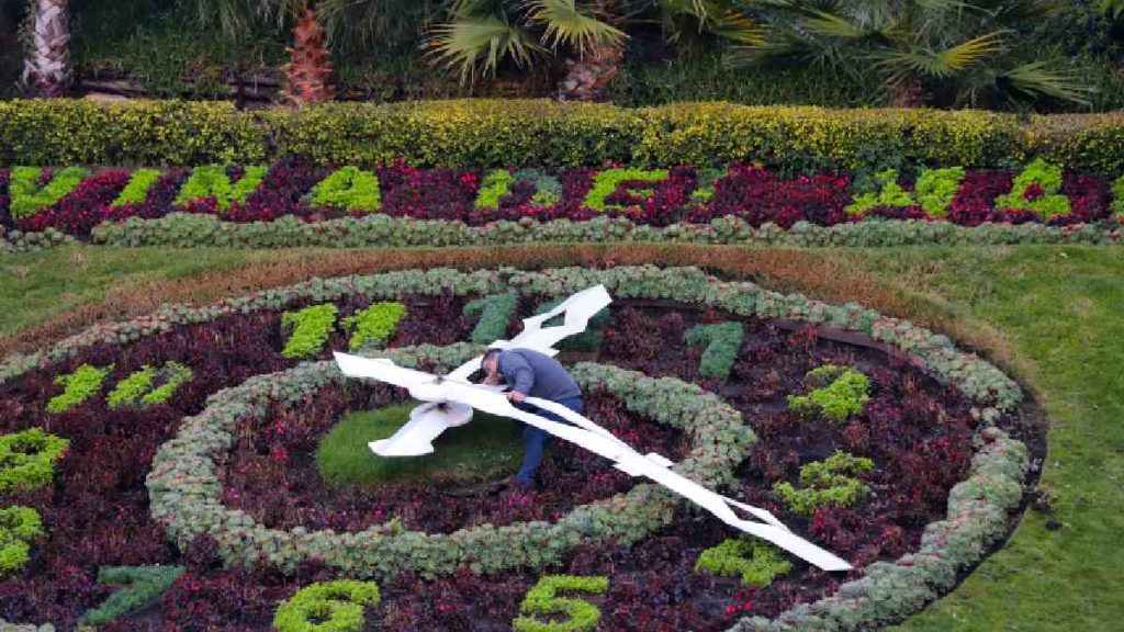 Tratan De Destruir Reloj De Flores