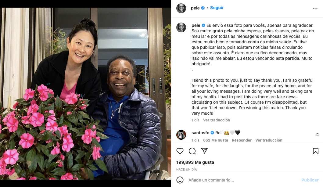 Pelé Instagram