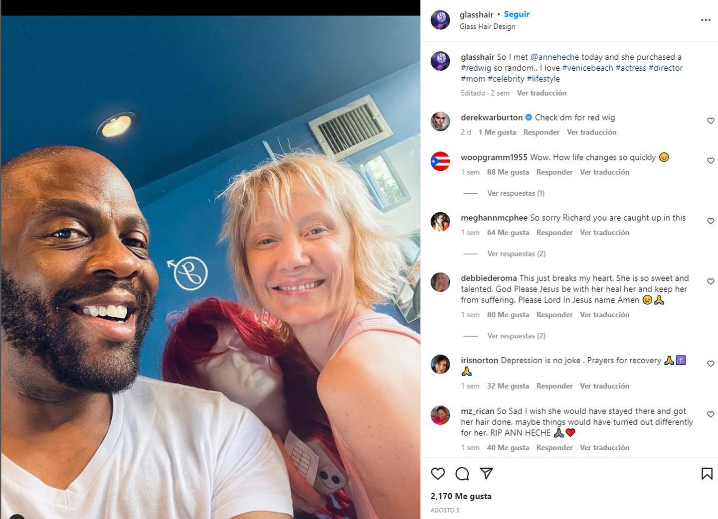 Última Foto De Anne Heche