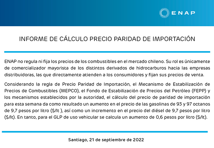 ENAP 21 De Septiembre 2022