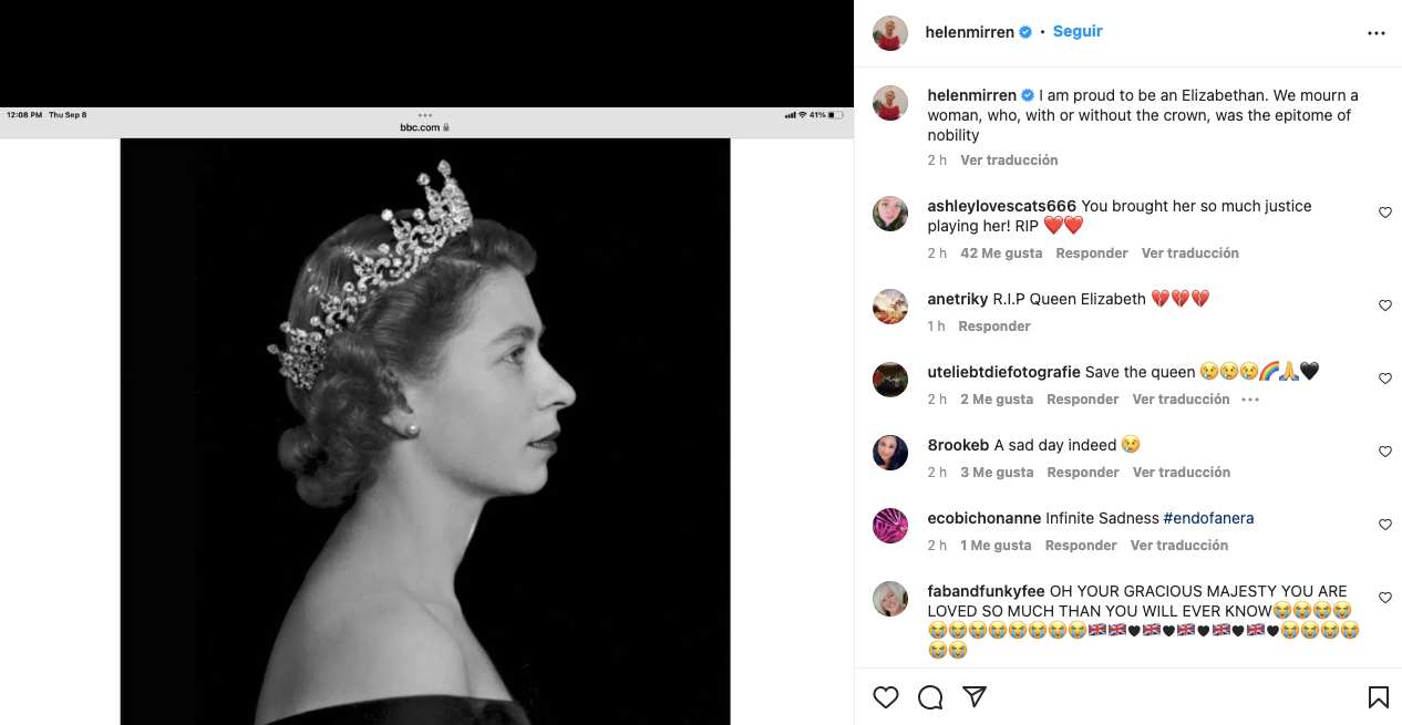 Helen Mirren Instagram