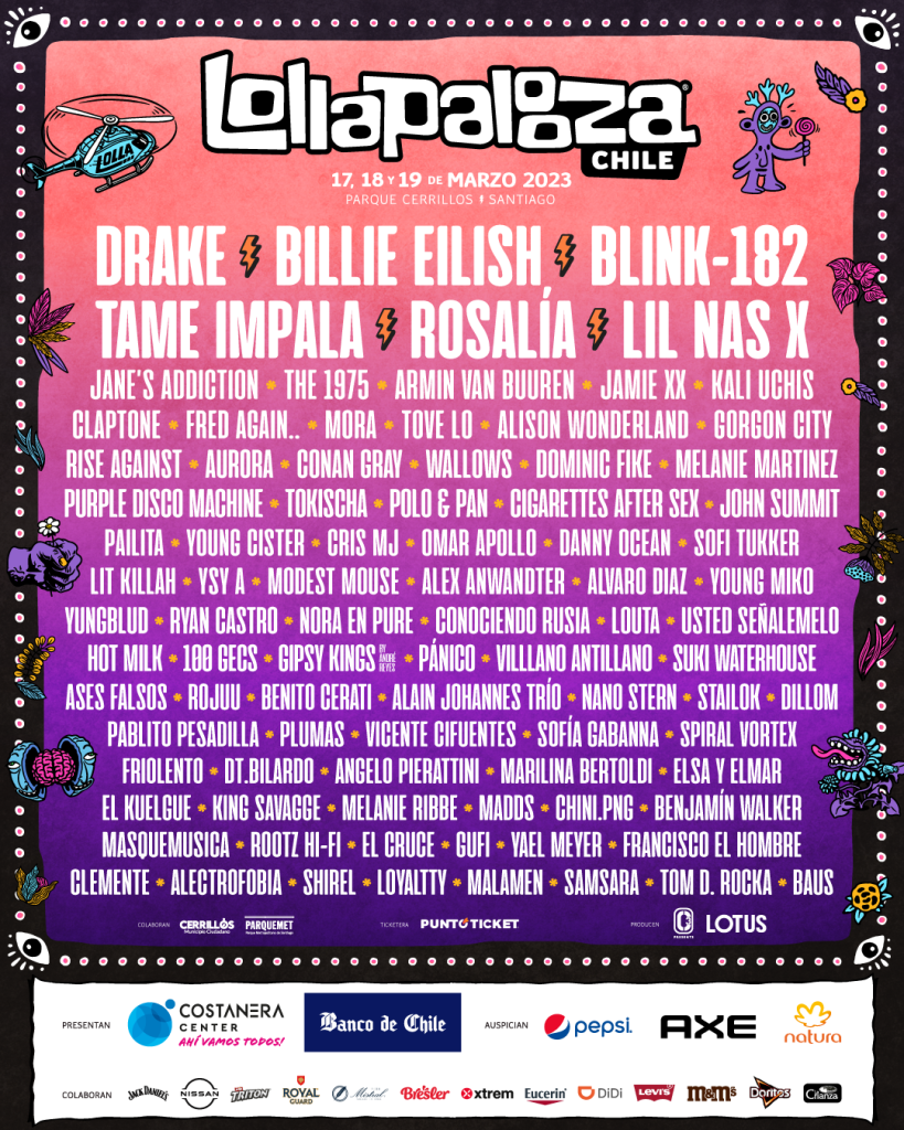 LOLLAChile23 LineUp