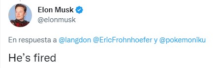 Elon Musk Está Despedido
