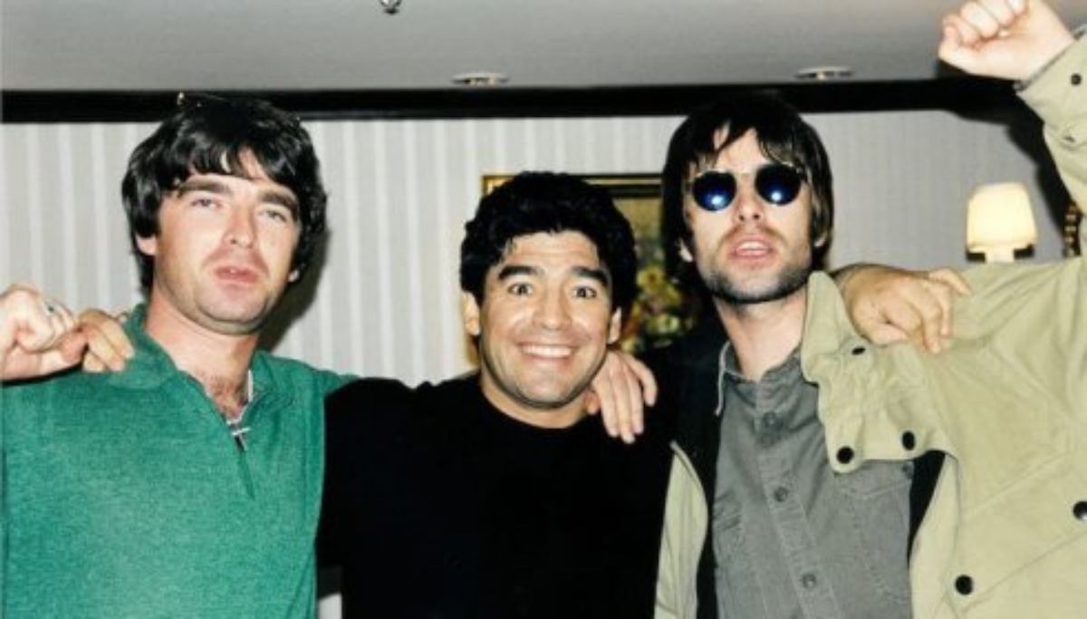 Maradona Liam Gallagher Noel Gallagher