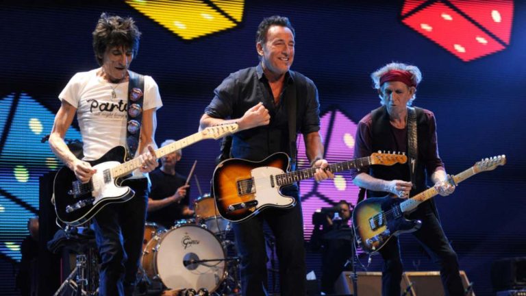 The Rolling Stones Bruce Springsteen