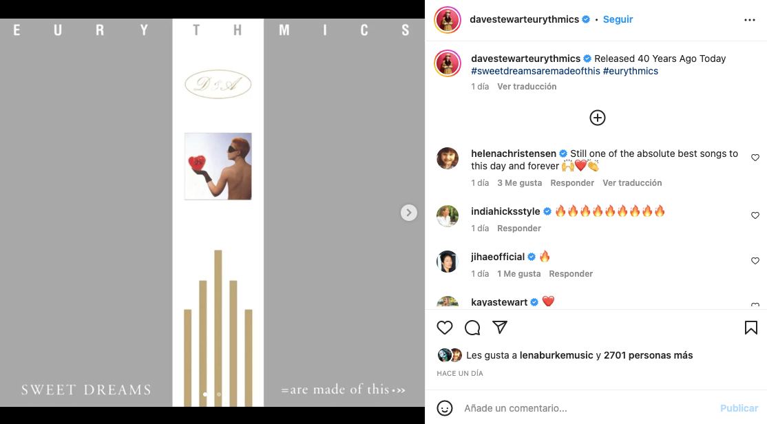 Dave Stewart Instagram