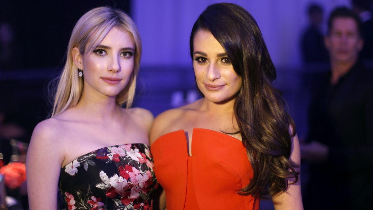 Emma Roberts aviva los rumores de que Lea Michele no sabe leer "Nunca