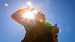 Altas Temperaturas calor en Santiago