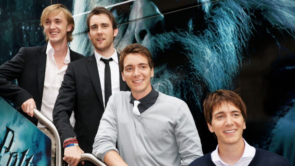 tom felton matthew lewis oliver phelps james phelps