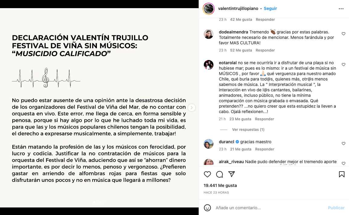 Valentín Trujillo Instagram