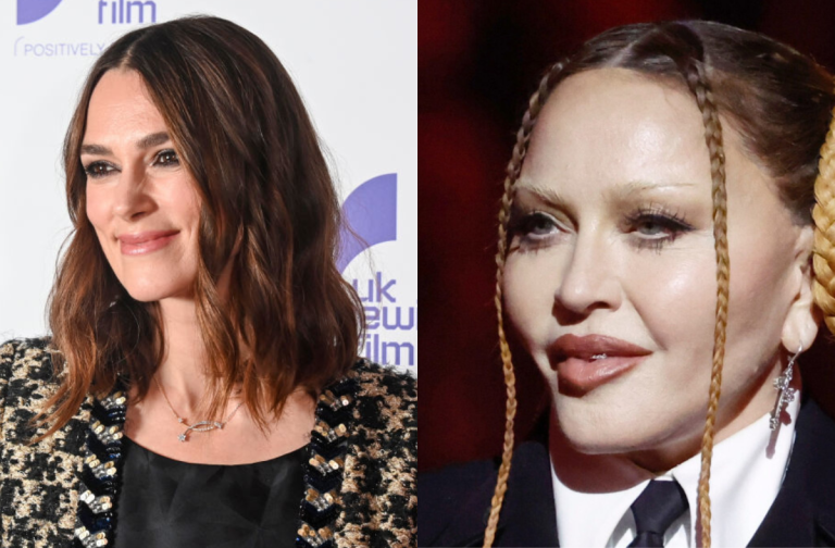 "¿Cómo debemos envejecer?": Keira Knightley defiende a Madonna tras críticas a su físico
