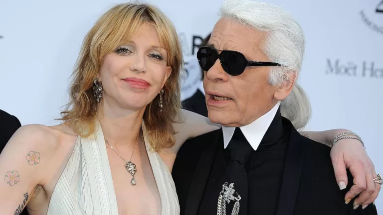 Courtney Love Karl Lagerfeld