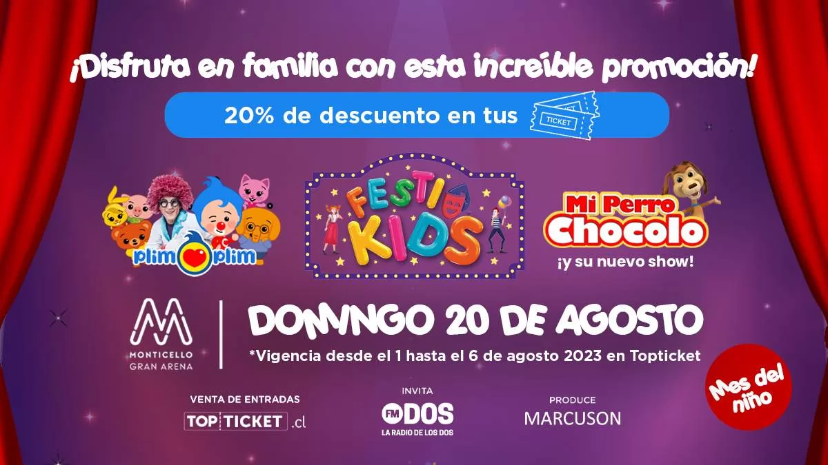 ¿Cómo comprar entradas con descuento para Festikids 2023? — Radio