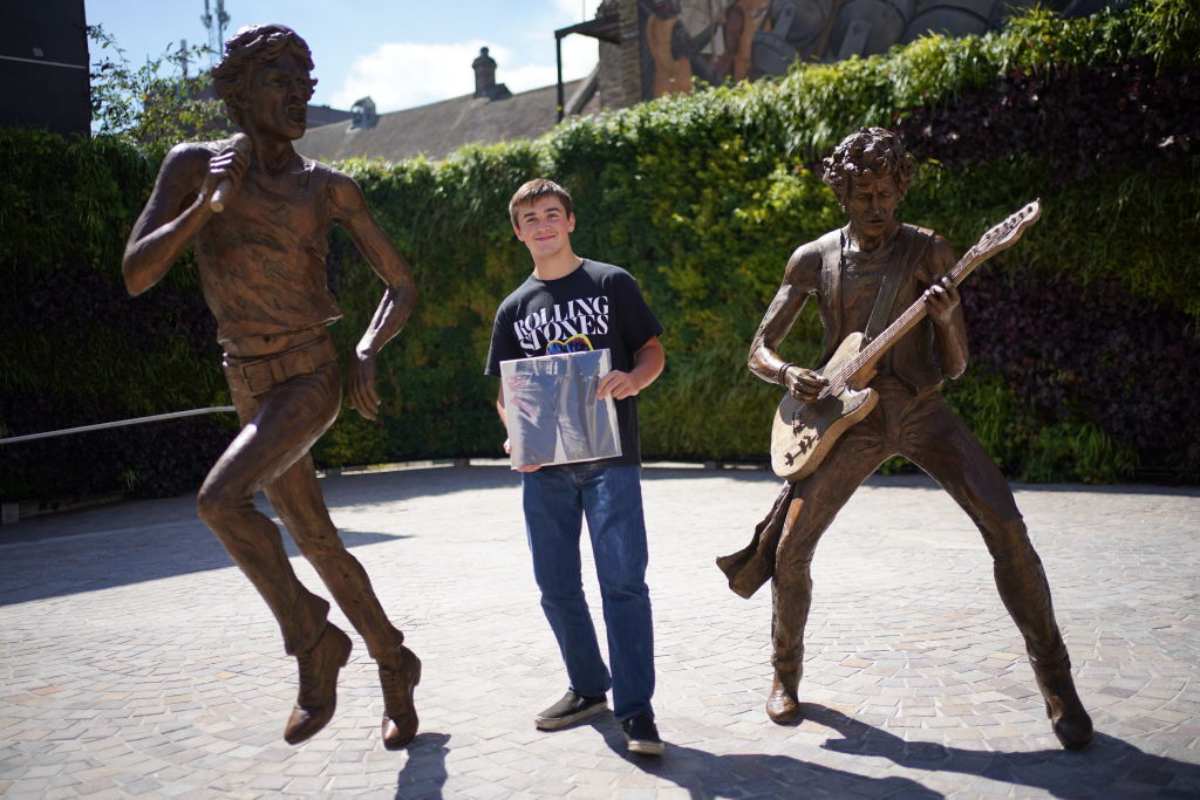 Estatuas Mick Jagger Keith Richards