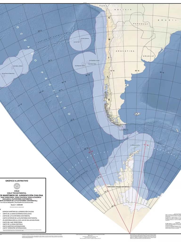 Mapa Chile Argentina