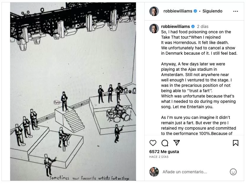 Robbie Williams Instagram
