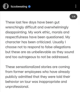 Post De Instagram De Lizzo