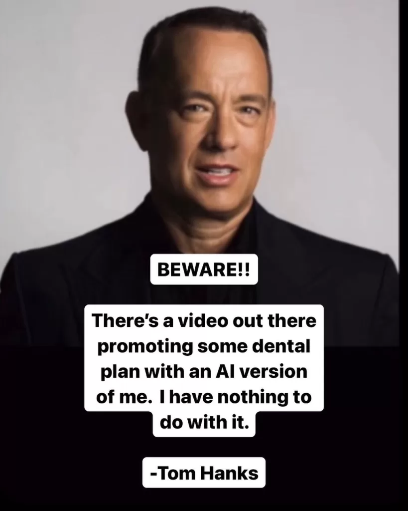Advertencia De Tom Hanks En Su Instagram