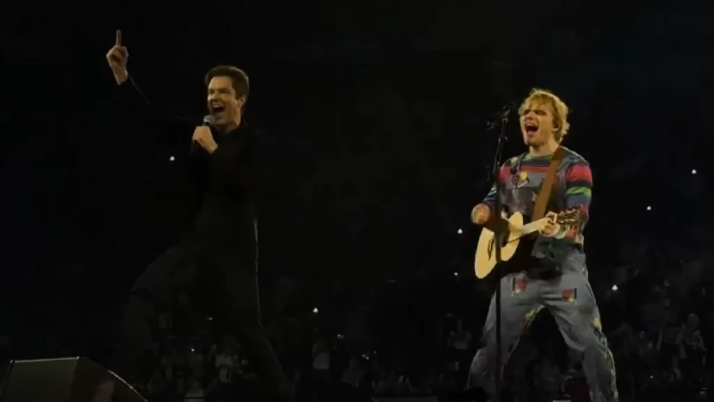 Ed Sheeran Y Brandon Flowers The Killers