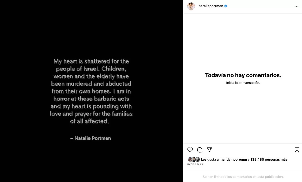 Natalie Portman Instagram