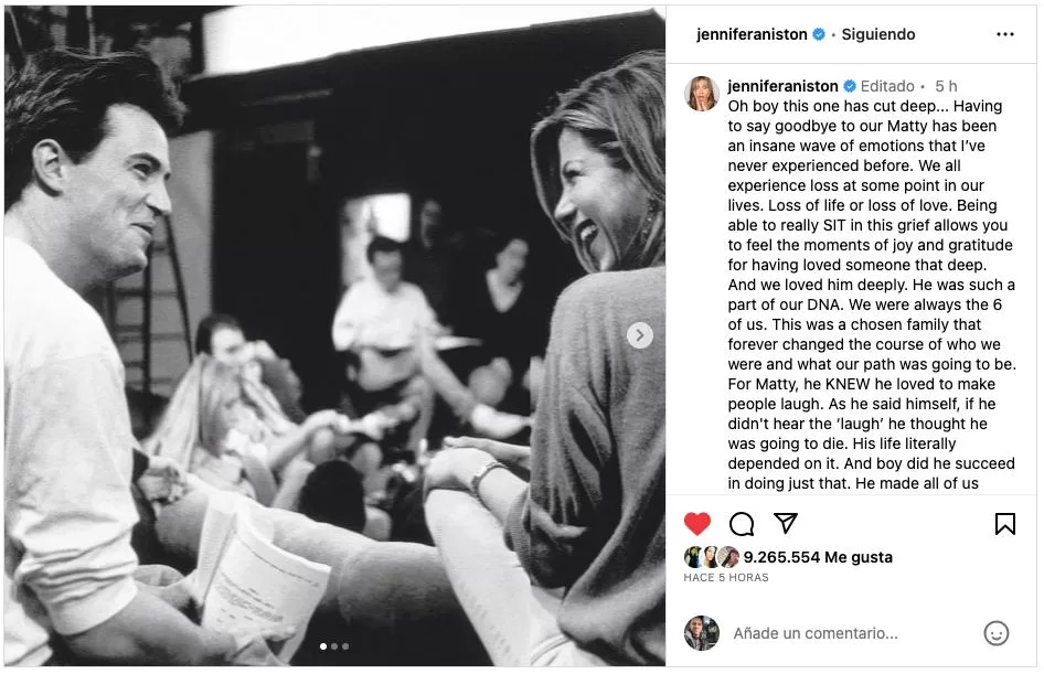 Jennifer Aniston Instagram