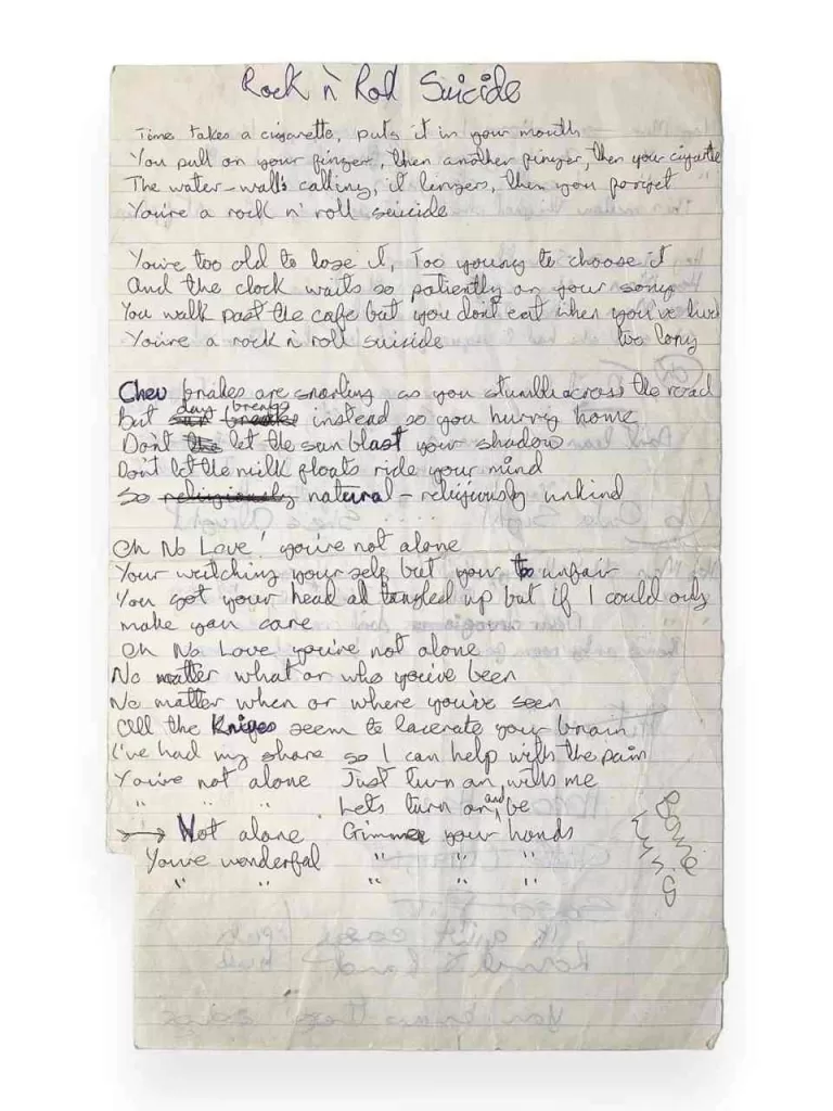 Letras De David Bowie
