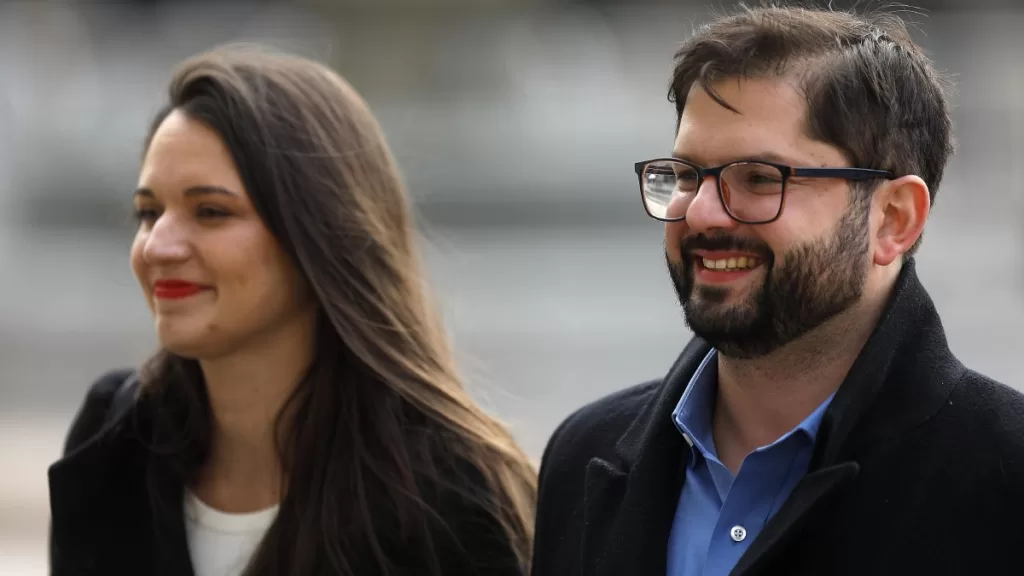 Presidente Gabriel Boric E Irina Karamanos