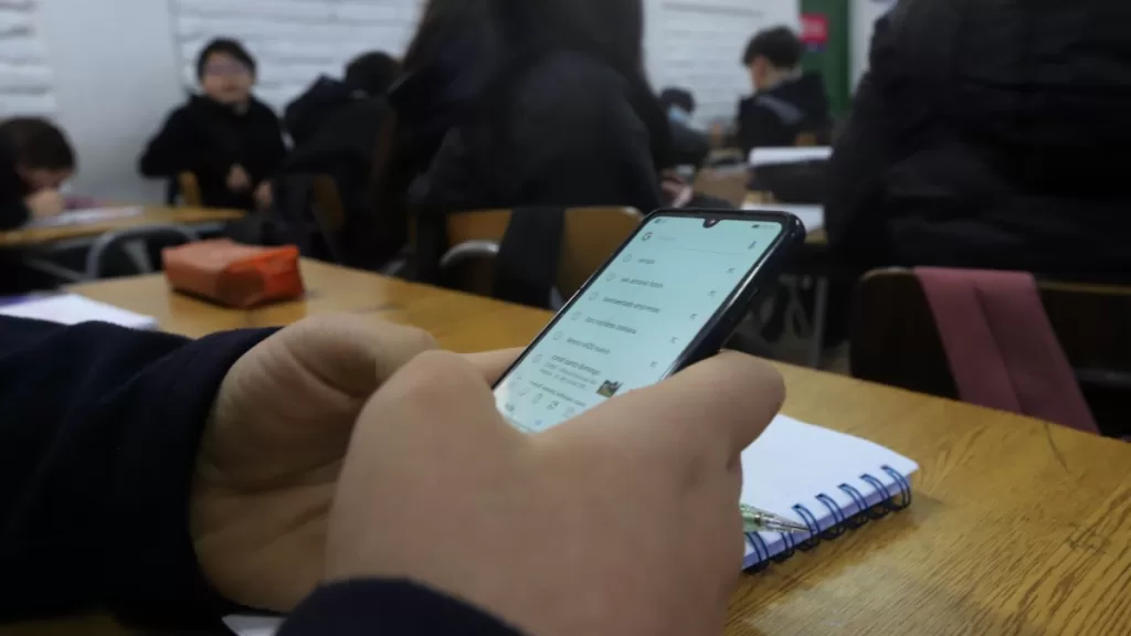 celulares en clase