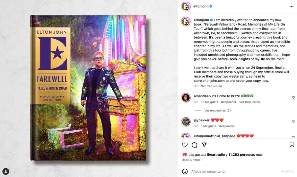 Elton John Instagram