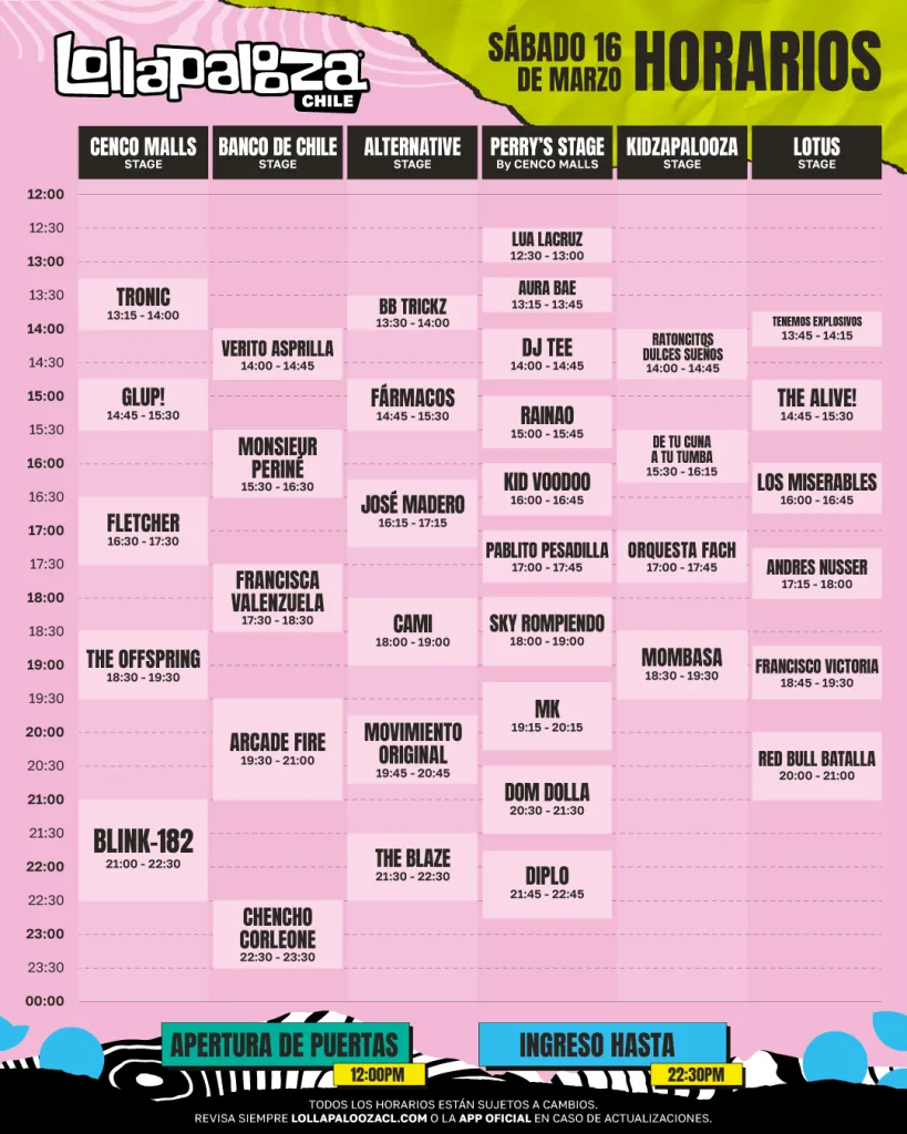 LollaCL24 HORARIOS_02 SABADO