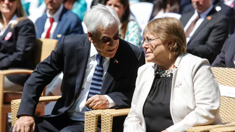 Sebastian Piñera Y Michelle Bachelet