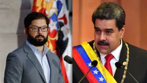 Gabriel Boric Y Nicolas Maduro