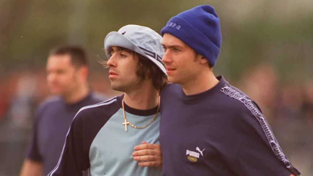 Liam Gallagher Damon Albarn