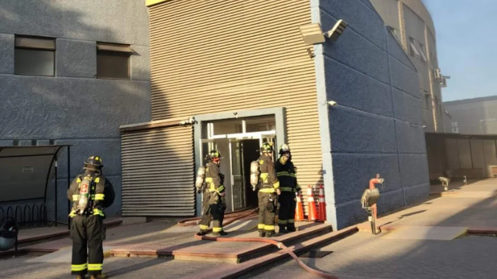 Incendio Estadio Nacional