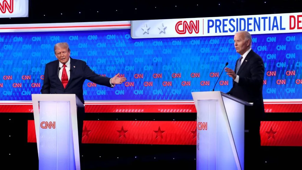 Debate Presidencial Entre Biden Y Trump