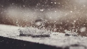 Lluvia en Santiago