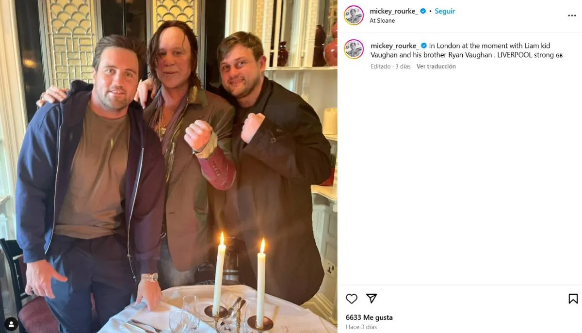 Mickey Rourke Instagram