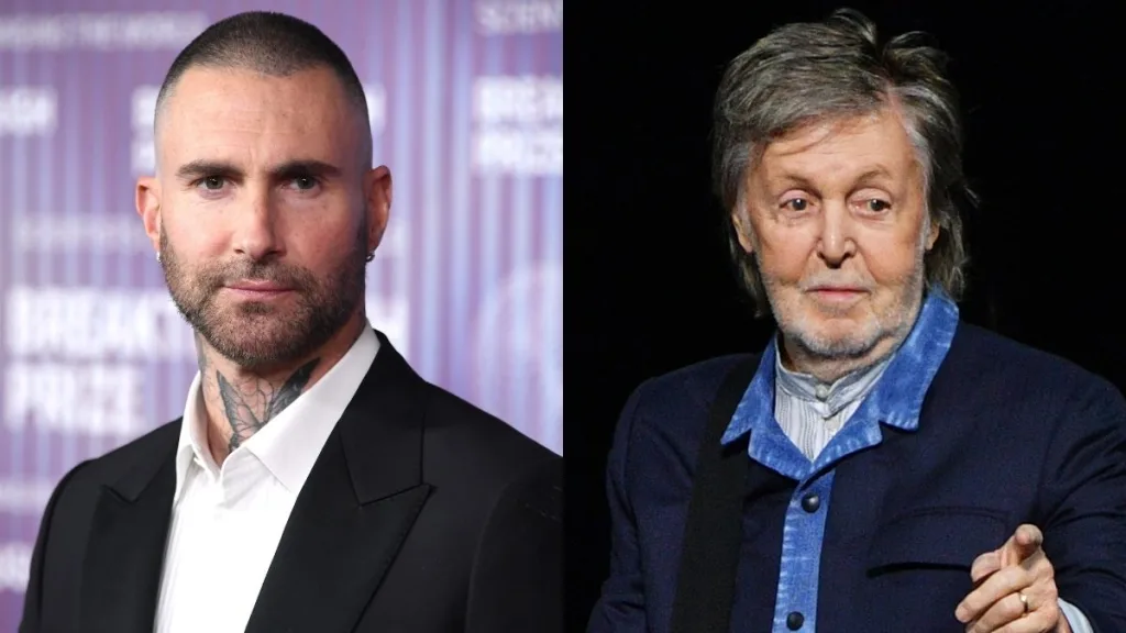 Adam Levine Paul Mccartney