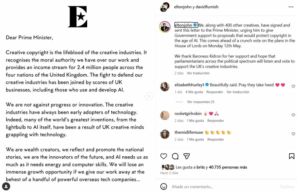 Elton John Instagram