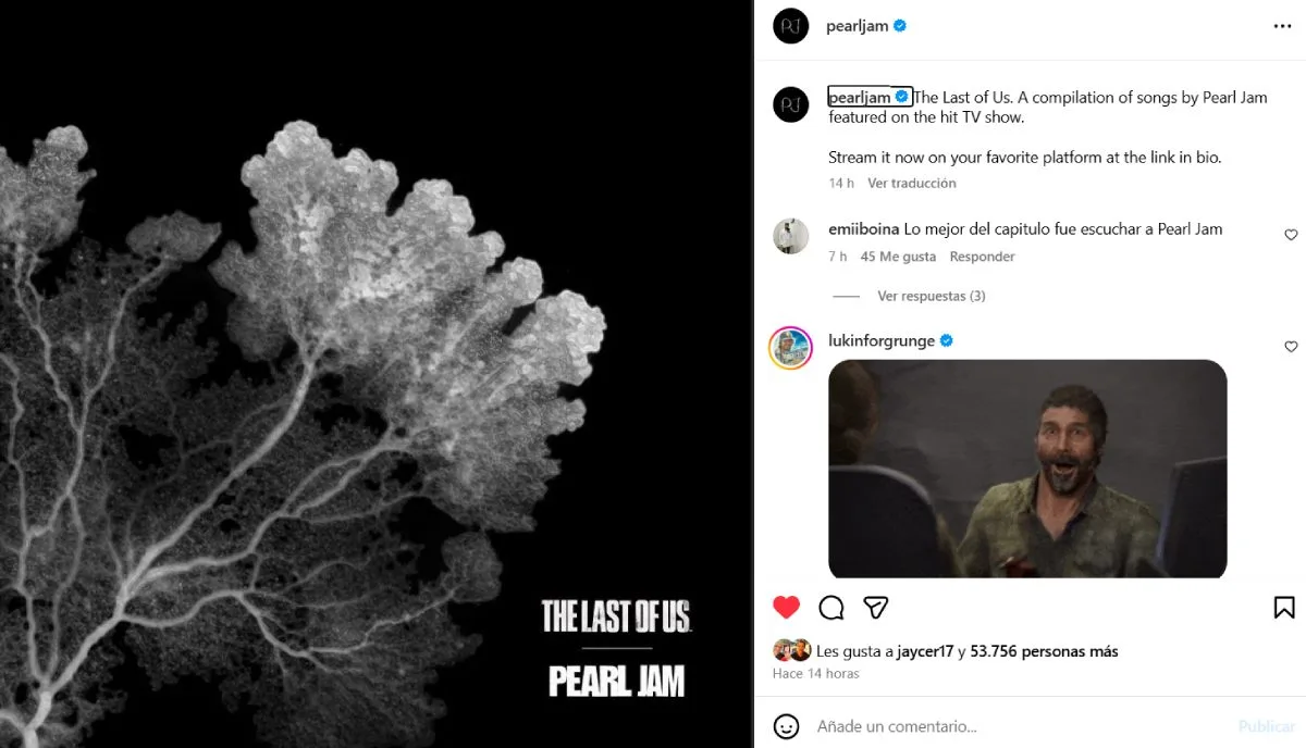 Pearl Jam Instagram