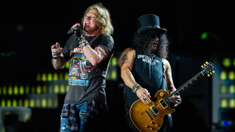Axl Rose Slash Guns N Roses Chile