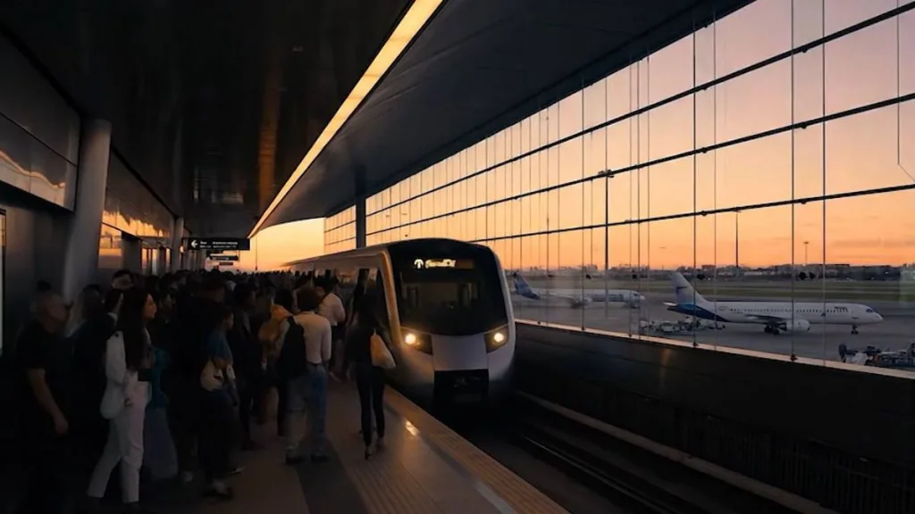 metro Aeropuerto Santiago 2032