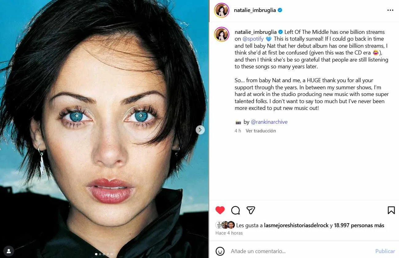 Natalie Imbruglia Instagram